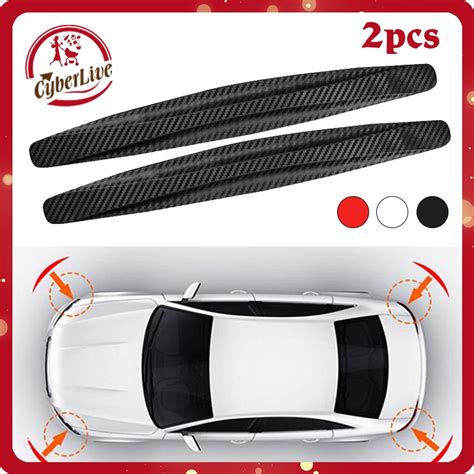 Jual 2pcs Stiker Pelindung Bemper Mobil Universal Car Bumper Protector