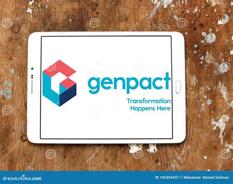 Genpact Professional Services Company Logo Editorial Photo ...