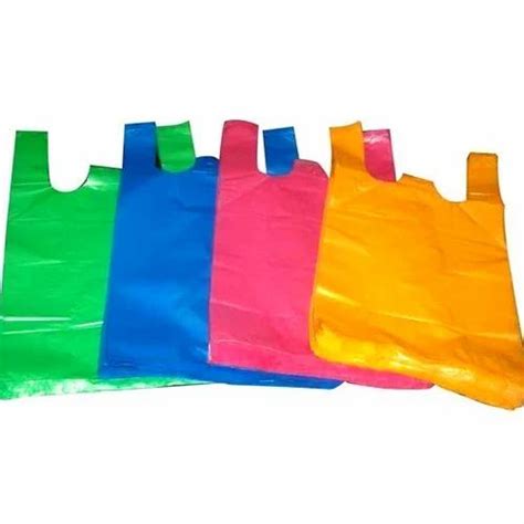 Green Blue Plain Polythene Bags Usage Garbage Grocery At Rs 125