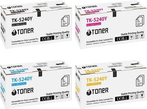 ECHALLENGE TK 5240K TK5240 Toner Compatibile Con Kyocera TK5240K TK