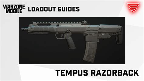 Wzm Tempus Razorback Best For Mobile Loadout Fragster