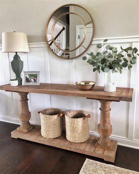 Farmhouse Entryway Table Ideas To Dazzle Your Guests Farmhousehub