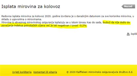 Evo Kako Se Uskla Uje Dio Mirovine Iz Ii Stupa I Za To U Zadnjem