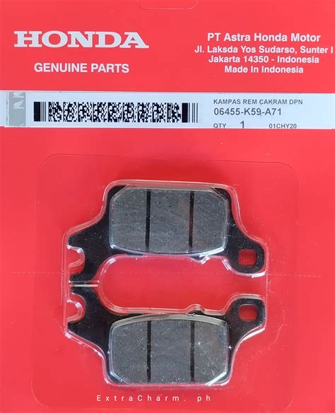 Honda Click I I V Brake Pad Kit Front Game Changer K