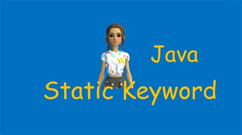 Static Variables And Static Methods In Java Youtube