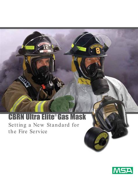 Cbrn Ultra Elite® Gas Mask Setting A New Standard For The Fire Service