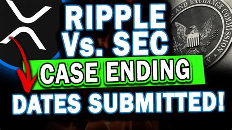 MAJOR XRP RIPPLE UPDATE Ripple SEC Submitted A Timeline To Judge