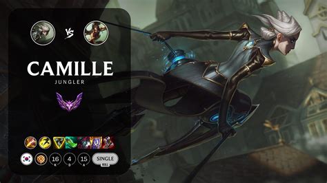 Camille Jungle Vs Nidalee Kr Master Patch 1324 Youtube