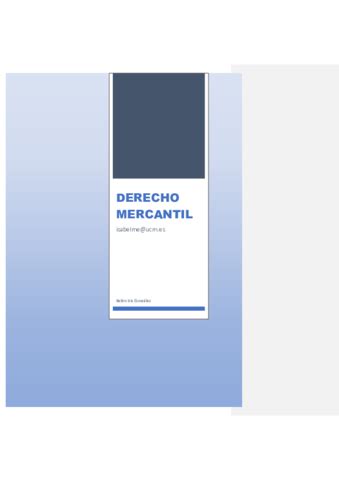 Tema Derecho Mercantil Pdf