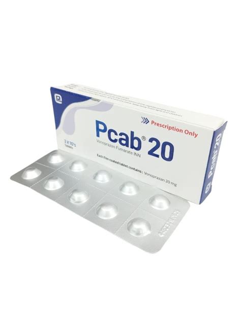 Pcab 20mg Tablet Arogga Online Pharmacy