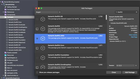 Xamarin Ios Tutorial Binding A Swift Library In Xamarin Ios