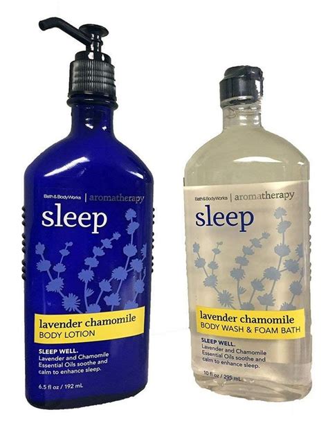 Bath Body Works Aromatherapy Sleep Body Lotion And Body Wash Foam Bath