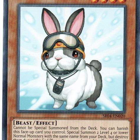 Rescue Rabbit Carta yugioh SR04-EN020