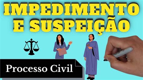 Suspeicao E Impedimento - Impedimento e Suspeição (Processo Civil) - Resumo Completo