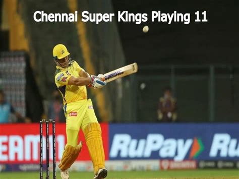 Csk Playing Srh Vs Csk Ipl Player Availability Team News