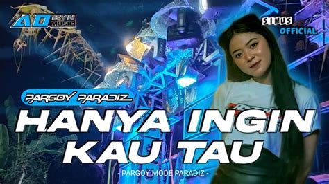 Dj Hanya Ingin Kau Tahu Rasakan Abadi Pargoy Mode Paradiz Terbaru Youtube