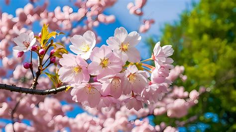 Pink Cherry Blossoms Background, Cherry Blossoms, Pink Background Image And Wallpaper for Free ...