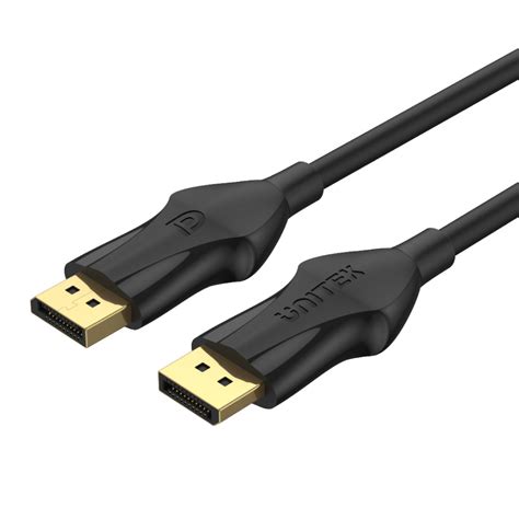 8K DisplayPort 1.4 Cable in Black (8K @60Hz, 4K 144Hz, 1440p @240Hz)