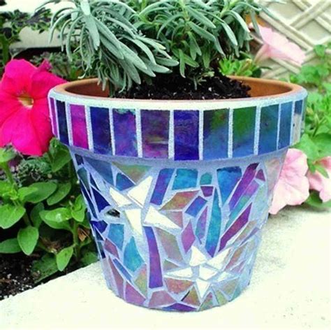 Mosaic Terra Cotta Pot Mosaic Planters Mosaic Vase Mosaic Flower Pots