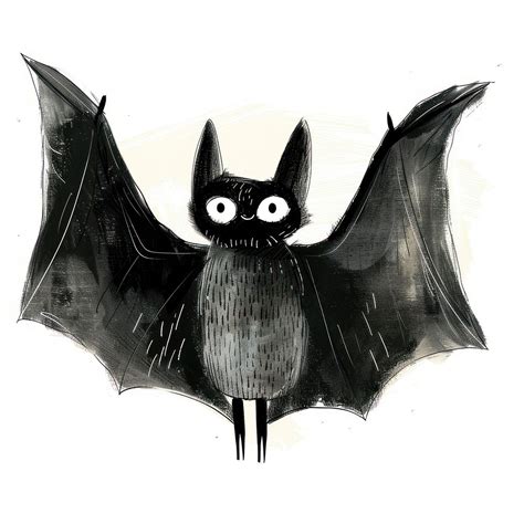 Bat art wildlife animal. | Free Photo Illustration - rawpixel