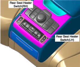 Hyundai Genesis Climate Seat Unit Repair Procedures Seat Electrical