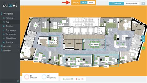 The Office Layout Map