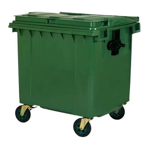 CONTENEDOR DE BASURA VERDE 1100L Cleaneastwood