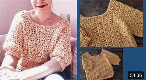 Te Ense Aremos A Tejer Una Bella Blusa A Crochet Tejidos Paso A Paso