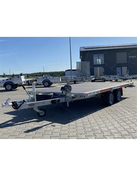 M Gravity Twin Axles Trailer Tilt Bed Gvw Kg