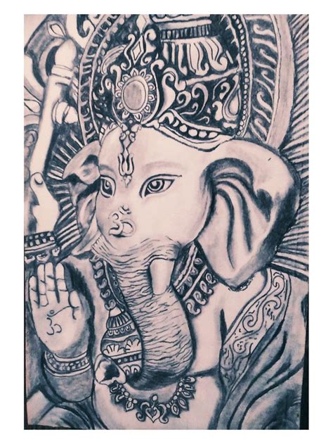 Ganesh chaturthi special sketch of ganesha