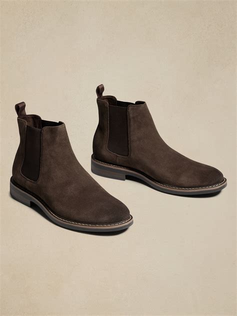 Chelsea Suede Boot Banana Republic Factory