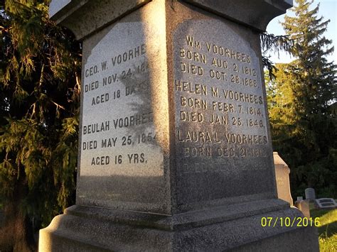 William Voorhees 1812 1888 Find A Grave Memorial