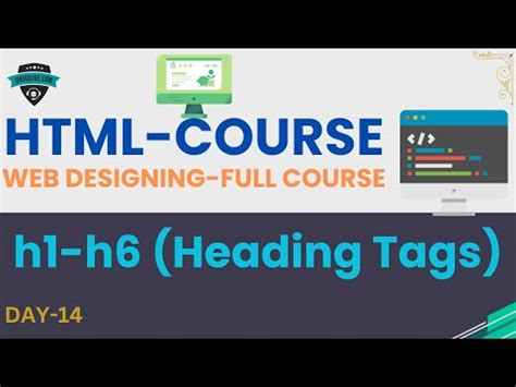 Learn HTML Heading Tags Everything You Need To Know In One Video HTML