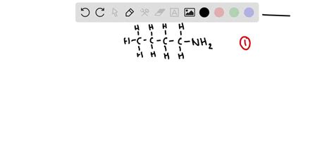 Solveddraw Structural Formulas For All Amines That Have The Molecular