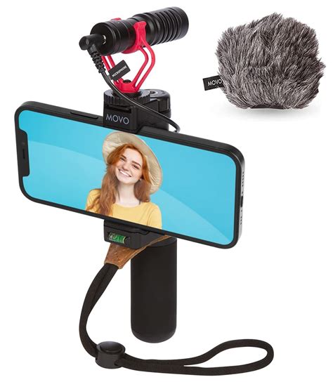 Amazon Movo Smartphone Vlogging Kit For Iphone With Shotgun