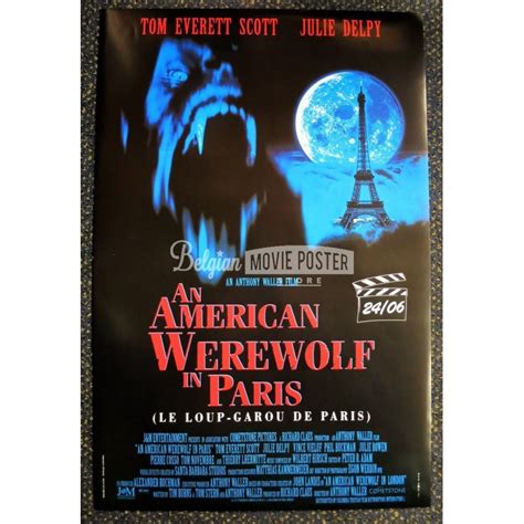 AN AMERICAN WEREWOLF IN PARIS - Belgian Movie Poster Store