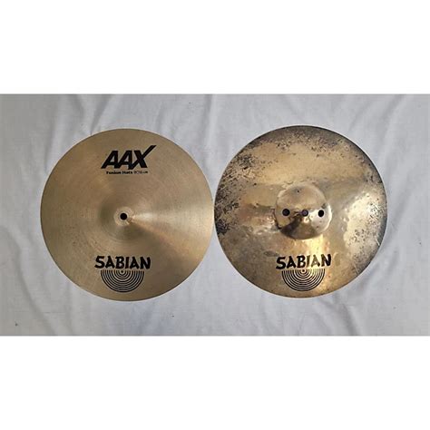 Used SABIAN 13in AAX Fusion Hi Hat Pair Cymbal 31 Guitar Center