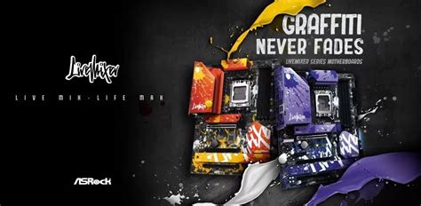 ASRock LiveMixer Du Graffiti Sur Des Cartes Mères Pause Hardware