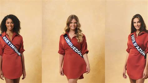 Miss France Voici Les Portraits Officiels Des Candidates