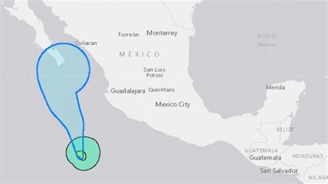 Trayectoria Actual De Huracán Norma