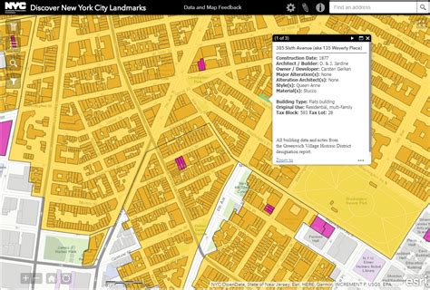 New York Landmarks Map