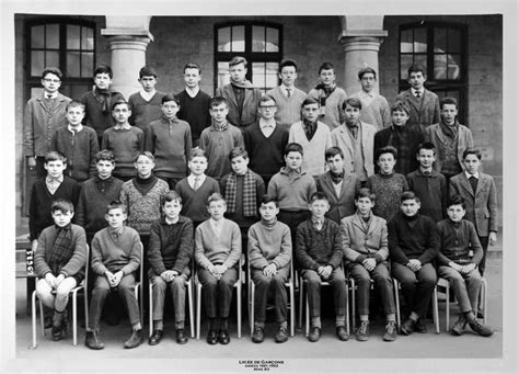 Photo De Classe 4ème B3 De 1962 Lycée Emile Zola Copains Davant