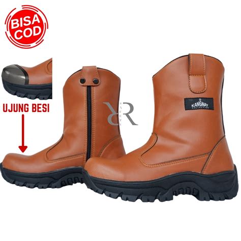 Jual Sepatu Safety King Gregor Boots Ujung Besi Sepatu Proyek Industri