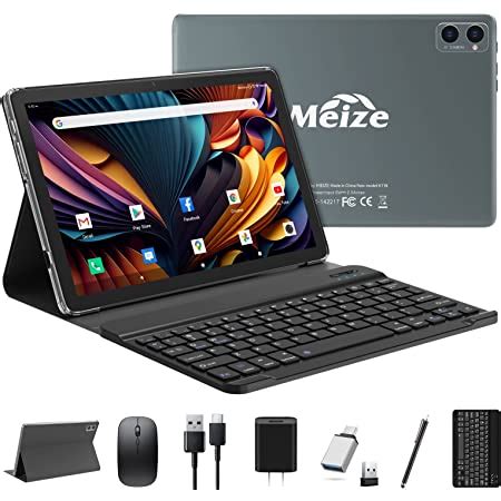 Amazon Co Jp 2023 New Model MEIZE K110B Tablet With Keyboard 10 1