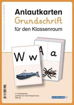 Anlautkarten Grundschrift für den Klassenraum von sternchenverlag GmbH