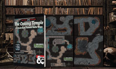 Out of the Abyss Maps: The Oozing Temple and Underdark Tunnels ...