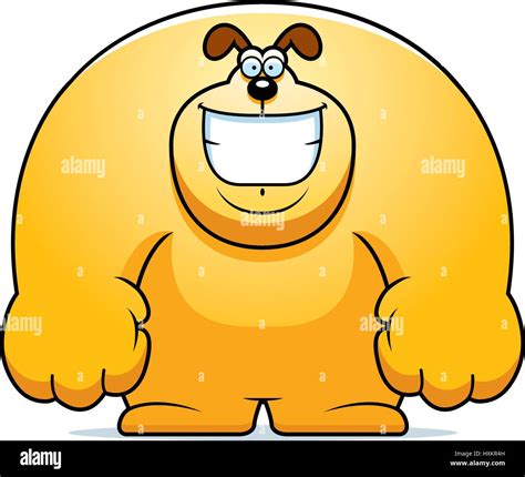 A cartoon illustration of a dog smiling Stock Vector Image & Art - Alamy