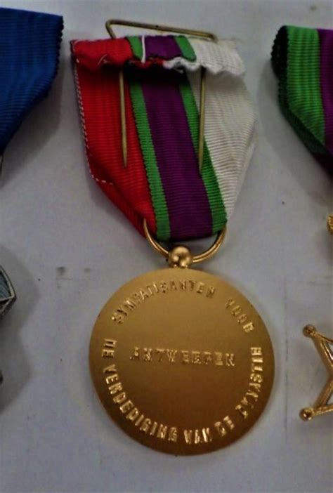 Rare Unofficial Belgian Medal Northern European And Baltic States