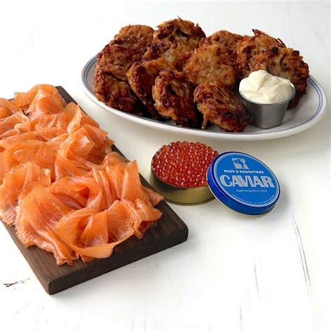 A Full Holiday Spread Russ Daughters Hanukkah Deluxe Kit The Best