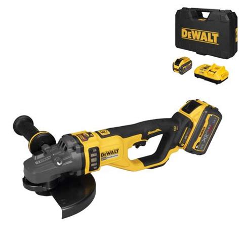 DeWALT DCG460X2 GB 54V XR FLEXVOLT 230mm Angle Grinder With 2 X 18V 9